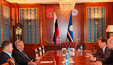 Встреча с Президентом Республики Саха (Якутия) Егором Борисовым (23 августа 2012 г.)